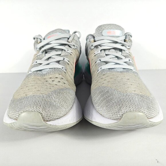 Nike React Infinity Run Flyknit 2 Women's 8 Shoes Blue Tint Lava Glow CT2423-400 - Picture 3 of 16